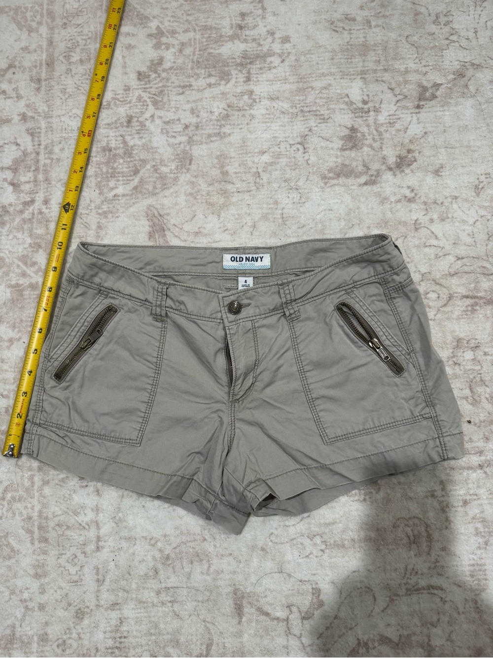 Old Navy Taupe Utility Cargo Shorts